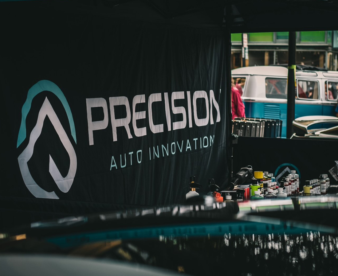 precision auto innovation vendor booth