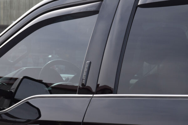 window tint on black car
